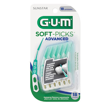 Cepillo Interdental Gum Sunstar Advanced + Estuche Portatil X 18Unidad  