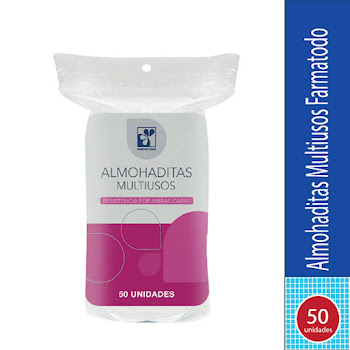 Almohaditas Multiusos Farmatodo Paquete x 50 und  