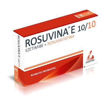 Rosuvina E Rosuvastatina   10mg / Ezetimibe 10mg Legrand Caja x 30 Tabletas  