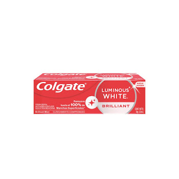 Crema Dental Colgate Luminous White Brilliant Blanqueadora x 22 ml  