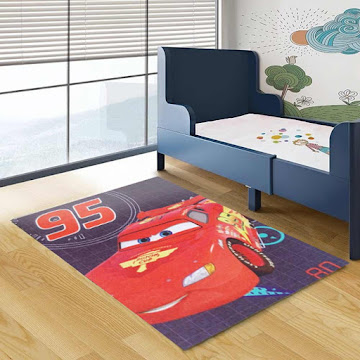 Solo Online Alfombra Cars Diseno 3   Vertical 67 X 120 Cm 