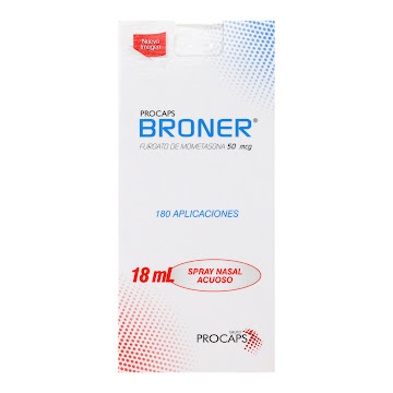 Broner Furoato de Mometasona 50 mcg Procaps Frasco x 18 ml  