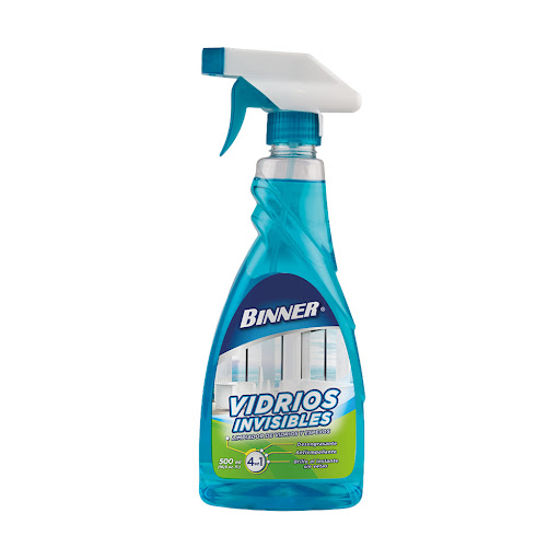 Limpiador Binner Vidrios Y Espejos 4 En 1 Botella x 500 ml