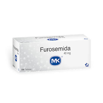 Furosemida 40 mg MK Caja x 300 Tabletas  