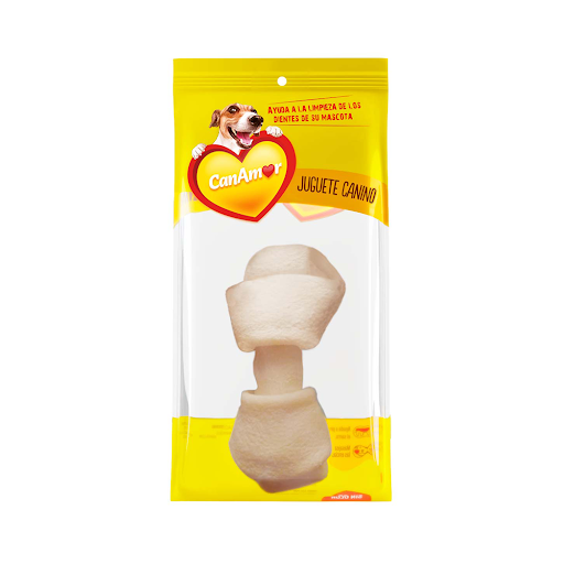 Juguete Para Perro Can Amor Hueso Natural de 5 pulgadas x 1 und