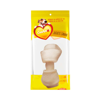 Juguete Para Perro Can Amor Hueso Natural de 5 pulgadas x 1 und  