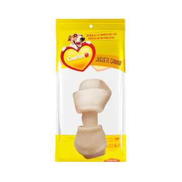 Juguete Para Mascotas Can Amor Hueso Natural de 5 pulgadas x 1 und  