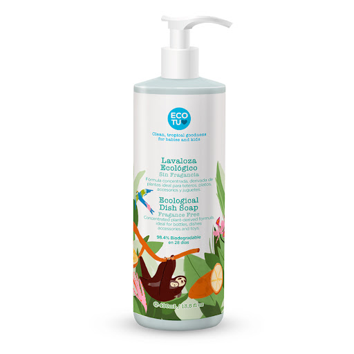 Lavaloza Ecotu Ecológico Sin Fragancia Frasco x 400 ml