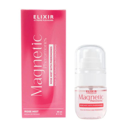 Agua De Rosas Con Feromonas Magnetic 30 ML Elixir Elixir 30 x 1 Características:

 Contenido: 30 ML
 Hidrata, refresca y calma la piel al instante
 Textura ultraligera que se absorbe sin dejar residuos
 Aroma suave, femenino y envolvente
 Mejora la textura de