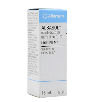 Albasol Clorhidrato de Nafazolina 0.1% Abbvie Frasco x 15 ml  