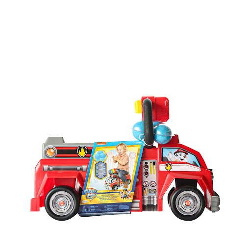 Carro Montable Paw Patrol Patrulla Canina Paw Patrol Caja x 1 Únete al mundo de Paw Patrol con el Carro montable Marshall Roll & Ride y vive aventuras increíbles. Este montable tiene 4 ruedas que te aseguran estabilidad y seguridad al rodar, presiona los distint