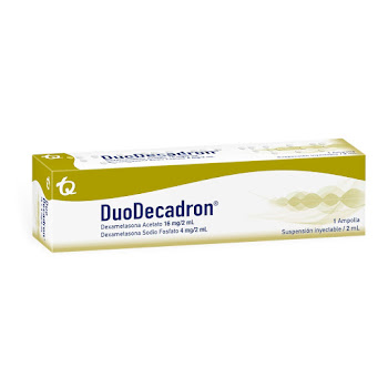 **Dúo-Decadron 16/4mg Amp. Caja x1Amp. TQ Dexametasona Acetato            