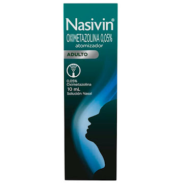 Nasivin Adultos Oximetazolina 0,05% Solución Nasal x 10 ml  