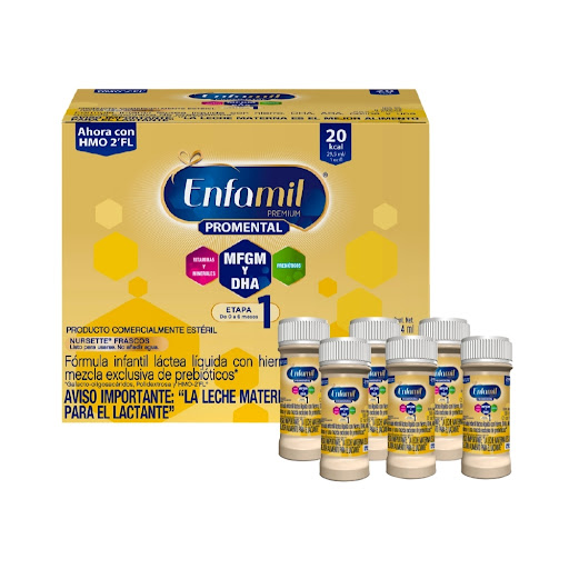 Fórmula Infantil Enfamil Premium 1 Líquida 0 a 6 Meses Caja x 6 Frascos