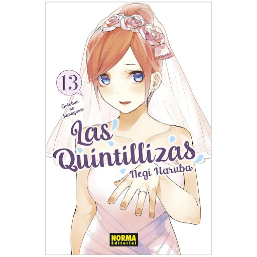 Las Quintillizas No. 13 Editorial Norma Libro x 1.0 LAS QUINTILLIZAS No. 13  Autores:Negi Haruba  Editoriales:NORMA Editorial  Series:LAS QUINTILLIZAS  EL TIEMPO CORRE Y LAS QUINTILLIZAS NECESITAN UNA RESPUESTA   Se acaba el festival escolar y el tiemp