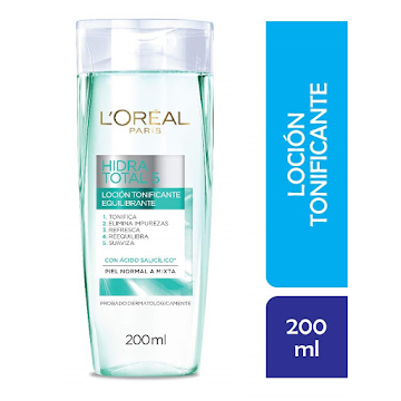 Loción Tonificante Loreal Paris Normal/Mixta x 200 ml  