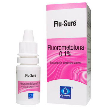 Flu-Sure Fluorometolona 0.1% Ophtha Frasco x 5 ml  
