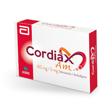 CORDIAX 40MG/5MG   TABLETAS CAJA X30TAB.LA FRANCOL TELMISARTÁN AMLODIP  