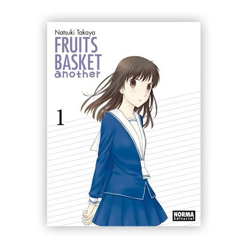 Fruits Basket Another No. 1 Editorial Norma Libro x 1.0 FRUITS BASKET ANOTHER 01 (de 03)   Autores:Natsuki Takaya  Colecciones:CÓMIC MANGA  Editoriales:NORMA Editorial  Series:FRUITS BASKET ANOTHER   ¡EL NUEVO MANGA DE LA AUTORA DE FRUITS BASKET!  ¡Llega l