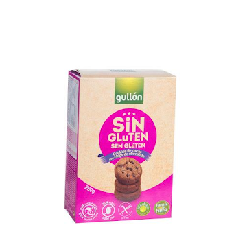 GALLETAS GULLÓN GLUTEN   FREE CHOCOLATE CHIPS CAJA X200G.  