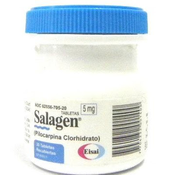 Salagen Pilocarpina Clorhidrato 5 mg Euroetika Frasco x 20 Tabletas  