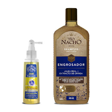Shampoo Tío Nacho Engrosador x 415 ml + Tratamiento x 135 ml  