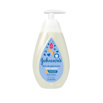 Baño Líquido Johnson Baby Libre De Germenes x 400 ml  
