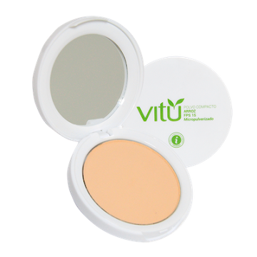 Polvo De Arroz Vitú Micropulverizado 4 Castaña x 1 und  