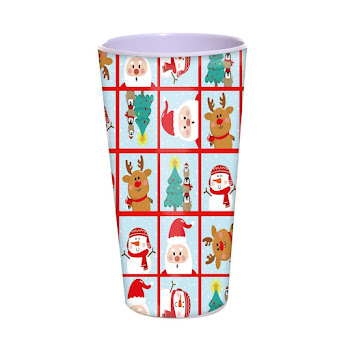 Vaso Navideño Mays Animado Multicolor x 1 und  