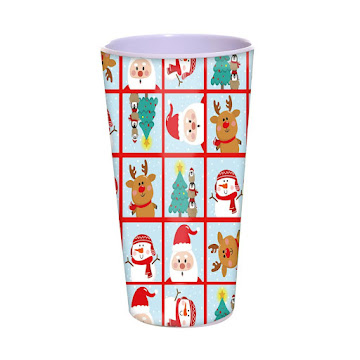 Vaso Navideño Mays Animado Multicolor x 1 und  
