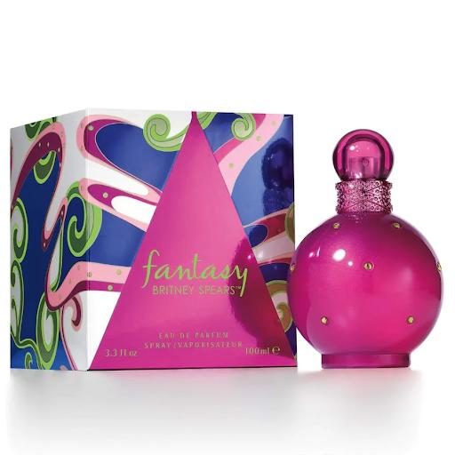 Perfume Fantasy Eau de Parfum para mujer 100 ml Elizabeth Arden Caja x 1 Icónica fragancia de Britney Spears, combina kiwi, lichi y chocolate blanco en una mezcla dulce y encantadora que deja una estela inolvidable.