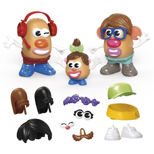 Figura Didáctica Cara De Papa Crea Tu Familia De Potato Head Potato Head  x 1 Incluye 2 cuerpos grandes de papa, 1 cuerpo pequeño y 41 accesorios para crear combinaciones únicas.