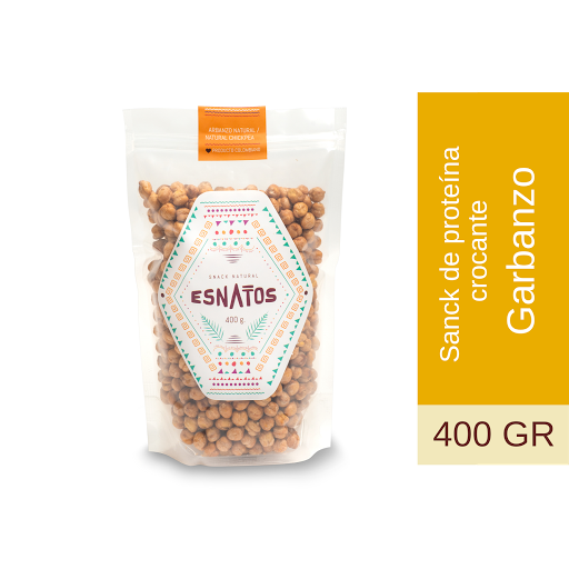 Snack Garbanzo Esnatos Natural x 400 gr