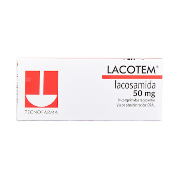 Lacotem Lacosamida 50mg   Tecnofarma Caja x 14 Comprimidos  