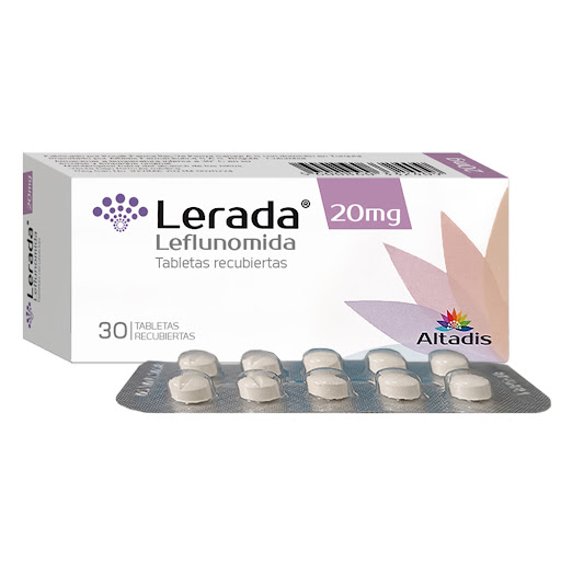 Lerada Leflunomida 20mg  Altadis Caja x 30 Tabletas