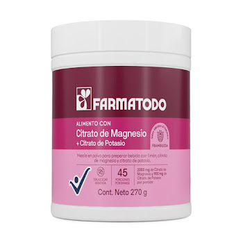 Citrato de Magnesio y Potasio Farmatodo Frasco x 270 gr  
