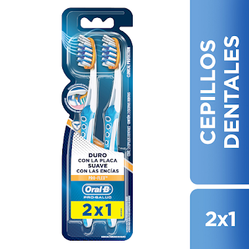 OFERTA CEPILLO DENTAL ORAL-B PRO-FLEX EMPAQUE ECONOMICO SUAVE X2UND