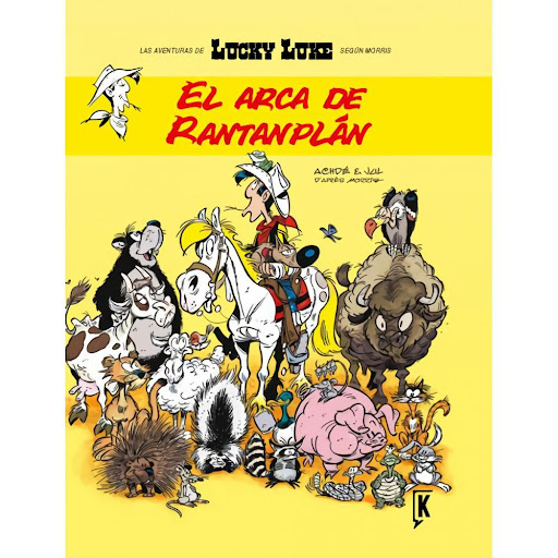Lucky Luke 9. El Arca De Rantanplán (t.d) KRAKEN Libro x 1.0 Lucky Luke 9. El Arca De Rantanplán (t.d)  Lucky Luke conoce a Ovidio Byrde, un granjero defensor de los animales del que todos se burlan...Hasta que encuentra oro en una vieja mina de carbón y se hac