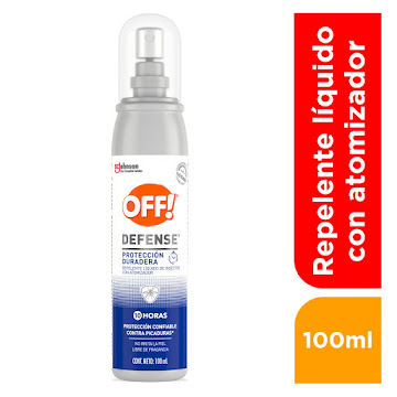 Repelente Insectos OFF! Defense En Spray Frasco x 100 ml  