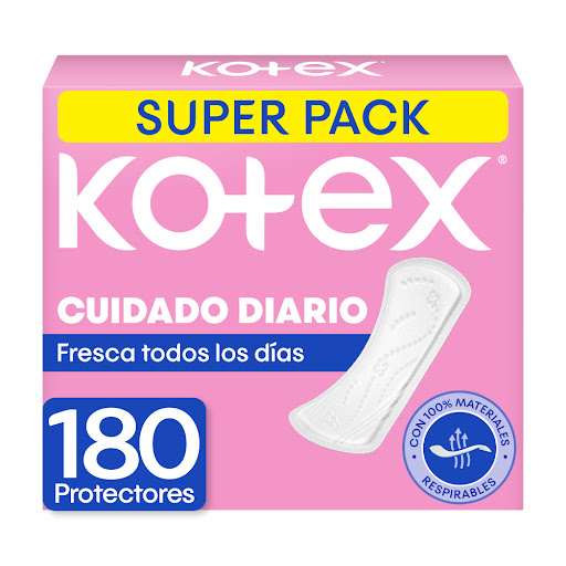 Protectores Diarios Kotex Normal Paquete x 180 und