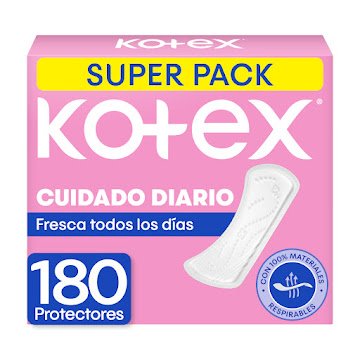 Protectores Diarios Kotex Normal Paquete x 180 und  