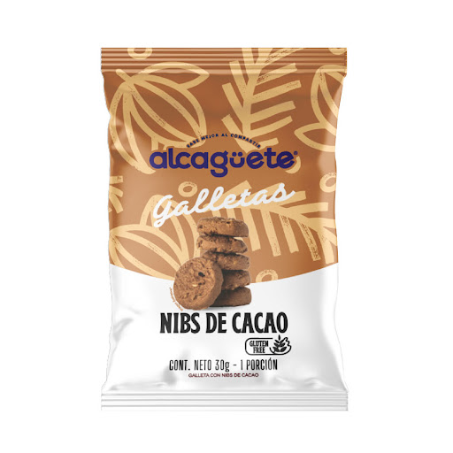 Galletas Nibs De Cacao Alcaguete x 30 gr