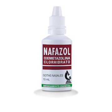 Nafazol Oximetazolina Clorhidrato 0.05% Incobra Gotas Frasco x 15 ml  
