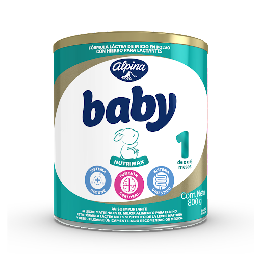 Fórmula Infantil Alpina Baby Nutrimax Etapa 1 x 800 gr