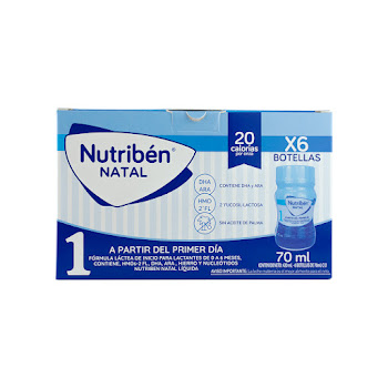 Fórmula Láctea Nutriben Natal Liquida 0 A 6 Meses x 70 ml  