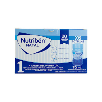 Fórmula Láctea Nutriben Natal Liquida 0 A 6 Meses x 70 ml  