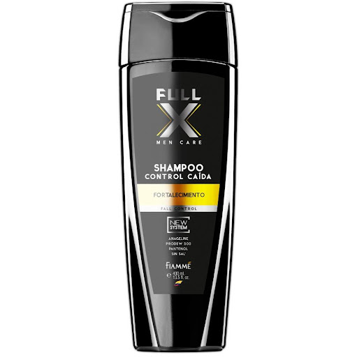 shampoo fullx control caida x400ml Fiamme frasco x 1 Ayuda a prevenir y controlar la caída del cabello, su fórmula contiene un complejo de activos que actúan sinérgicamente previniendo la caída y estimulando su crecimiento