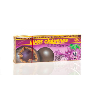 Chocolate Uvas Cheveres Cubiertas Con Chocolate x 40 gr  