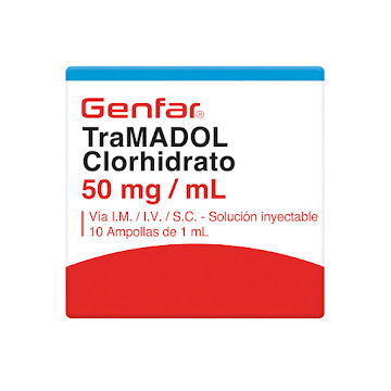Tramadol 50mg Gefar Solución Inyectable Caja x 10 ampollas  