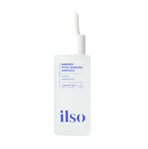 Ilso Barrier Vital Banding Ampoule – Ampolla facial revitalizante Ilso Gotero x 1 Enriquecida con ectoína y una potente mezcla de ingredientes hidratantes y calmantes, esta ampolla revitalizadora fortalece la barrera cutánea, proporciona una hidratación profunda y mejora visiblemen